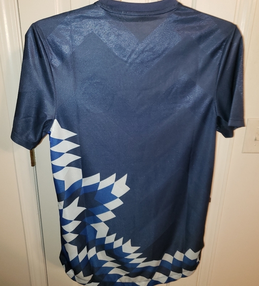AdidasTAN Advanced Jersey Blue Men's Small - Picture 2 of 3